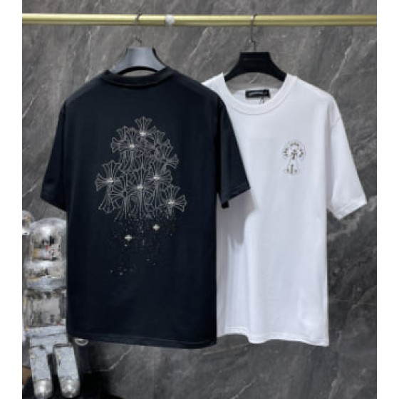 Chrome Hearts Multi-Cross Rhinestone Tee
